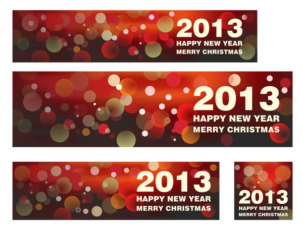 Feliz Ano Novo & Feliz Natal 2013 — Vetor de Stock