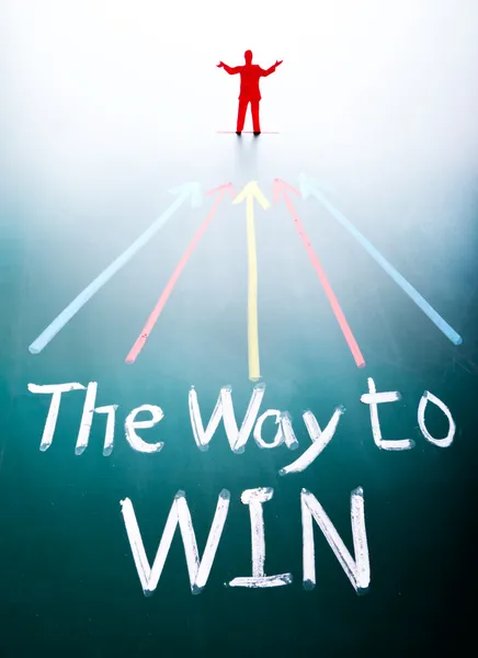 Way to win concept — Stock Photo, Image