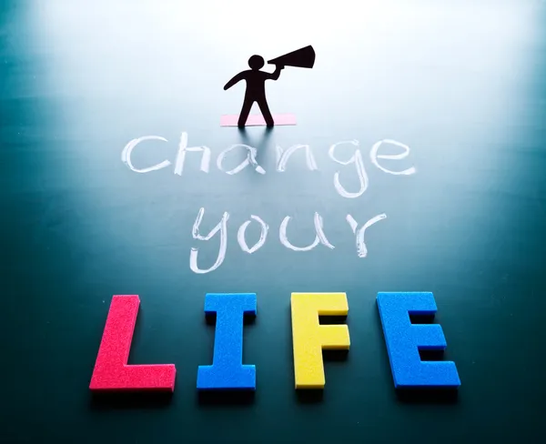 Change your life concept — Stock Photo, Image