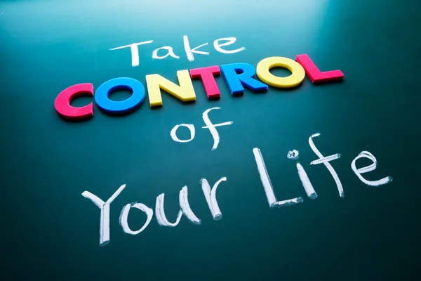 Take control of your life concept — Stock Photo, Image