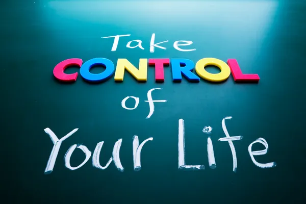 Take control of your life concept — Stock Photo, Image