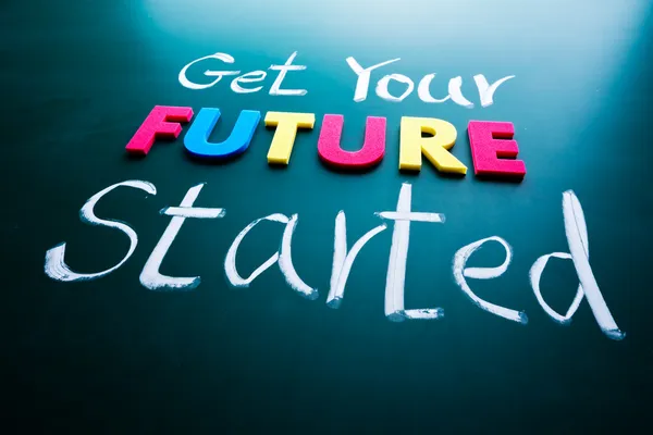 Get your future started concept — Stock Photo, Image