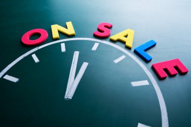 için zamanında satış konsepti