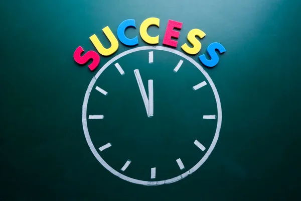 Tempo al concetto di successo — Foto Stock