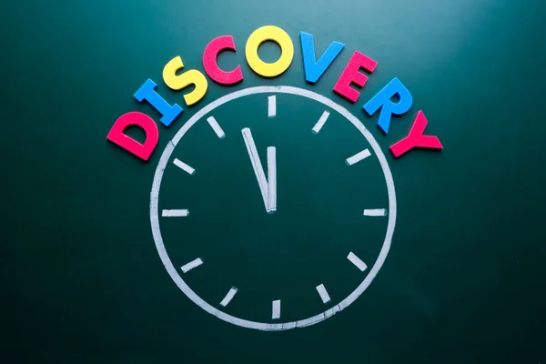 Tempo para o conceito de descoberta — Fotografia de Stock