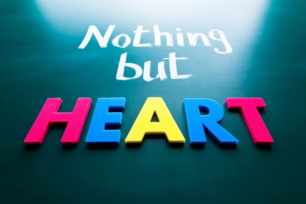 Niets maar hart — Stockfoto