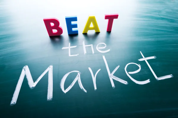 Beat the market — Stock Photo, Image