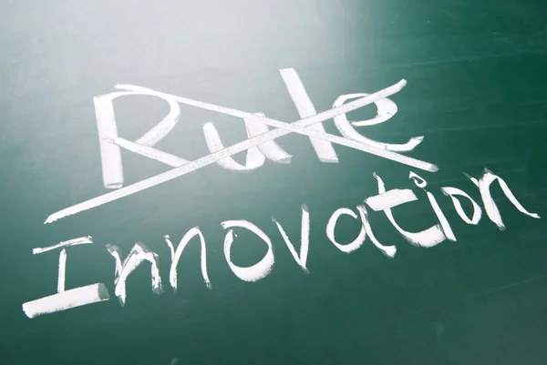 Quebre a regra da inovação — Fotografia de Stock