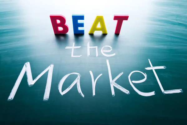 Bater o mercado — Fotografia de Stock
