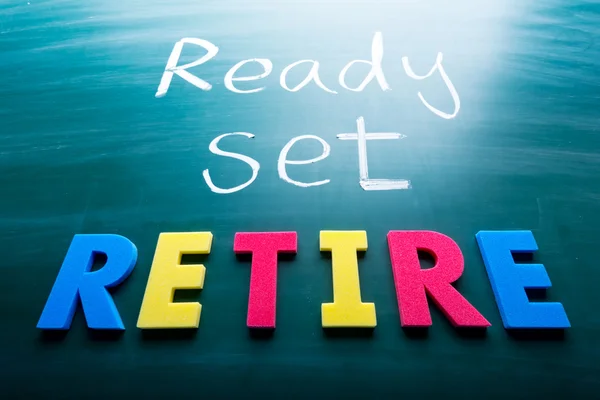 Ready, set, retire — Stock Photo, Image