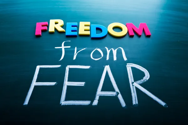 Freedom from fear — Stock Photo, Image