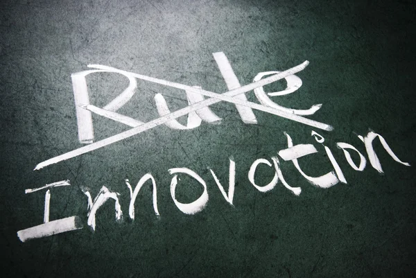 Quebre a regra da inovação — Fotografia de Stock