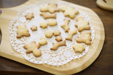 Farklı şekiller ile el yapımı tatlılar