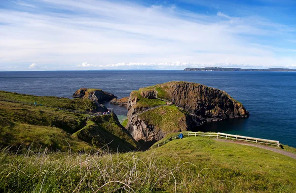 Irish coast in summer at the Giant Causeway — Stock Photo, Image