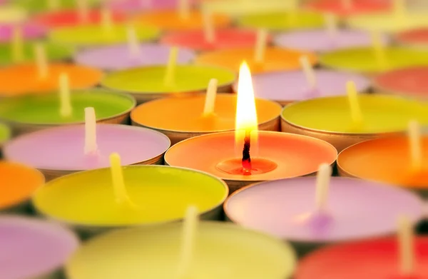 Colorful candles — Stock Photo, Image