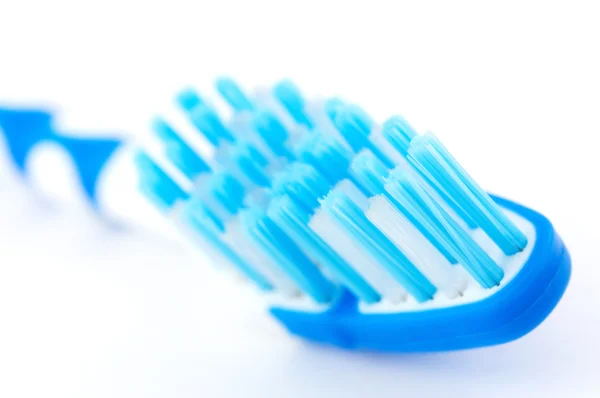 Macro photo of a toothbrush — Stock Photo, Image