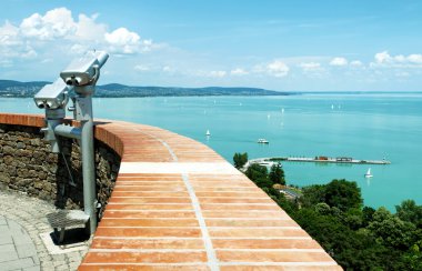 tihany Yarımadası, Macaristan üzerinden lake balaton için Panorama