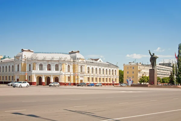 Tambov. Plac Lenina — Zdjęcie stockowe