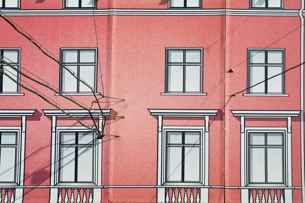 Painted facade — Stock Photo, Image