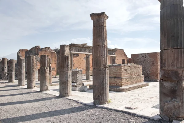 Pompeii. Town square — Stock Photo, Image