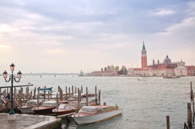 Venedik sabah. san giorgio Maggiore Adası