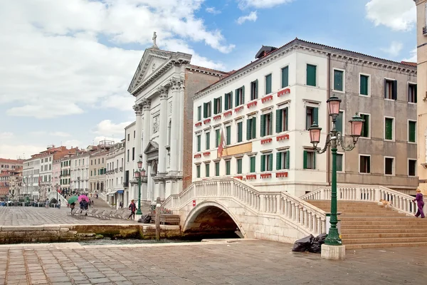 Riva degli schiavoni. ανάχωμα. Βενετία — Φωτογραφία Αρχείου