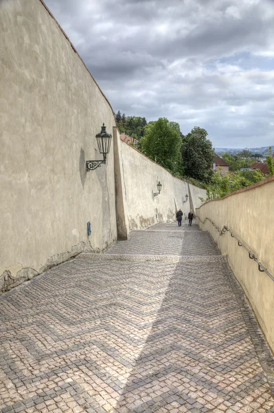 Descent from the Cathedral of Saint Vitus — Stock Photo, Image