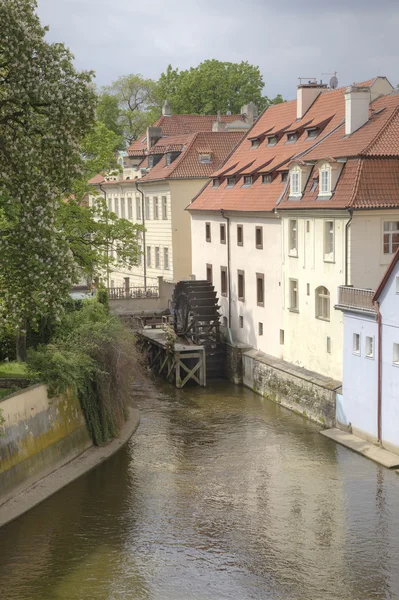 Prag, et bylandskab - Stock-foto