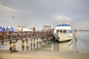 Adriyatik Denizi kıyısında dock