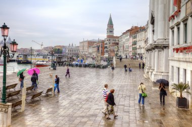 Riva degli schiavoni. setin. Venedik
