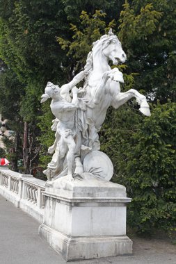 Viyana. heykel alanında Maria theresa