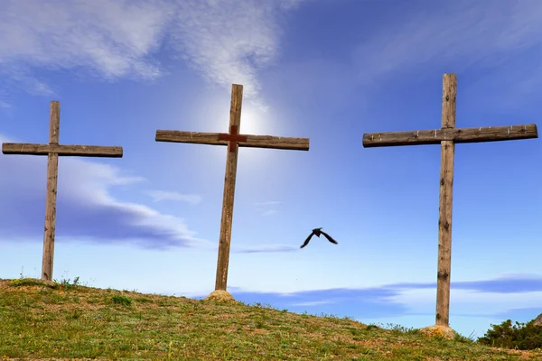 Cruzes para um crucifixo — Fotografia de Stock