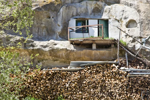 Uspenskij grotta kloster — Stockfoto