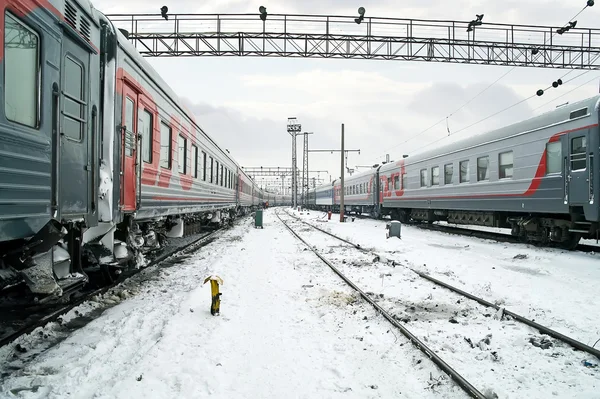 Railway rolling park — Stock Photo, Image