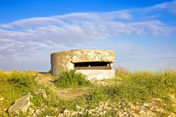 Ruines trente-cinquième batterie d'artillerie — Photo