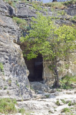 chufut-kale, spelaean şehir - kale