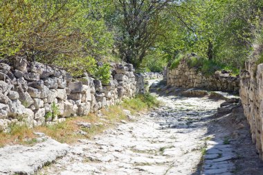chufut-kale, spelaean şehir - kale