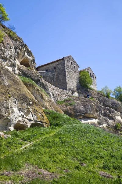 Chufut-Kale, spelaean city - fortress — Stock Photo, Image