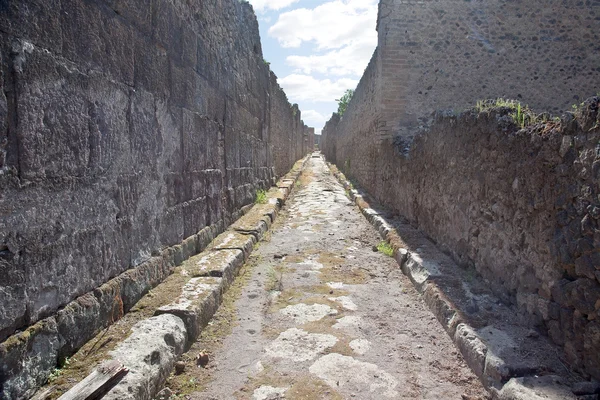 Pompeii. Straat — Stockfoto