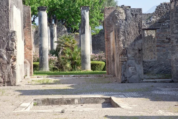 Pompeii. stadsplein — Stockfoto