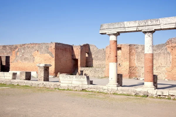 Pompeii. Town square — Stock Photo, Image