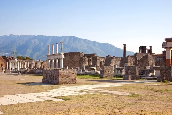 Pompeii. Town square — Stock Photo, Image