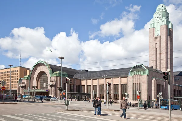 Helsinki. Treinstation — Stockfoto