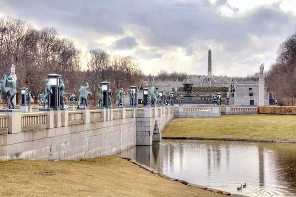 Skulpturen im Frogner Park — Stockfoto