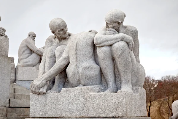 Skulpturen im Frogner Park — Stockfoto