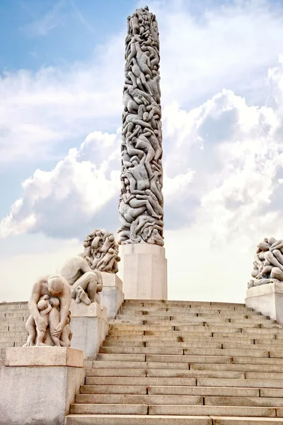 Sculptures in Frogner park — Stock Photo, Image