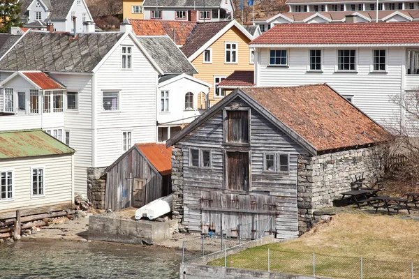 Oever fjord sognefjord — Stockfoto