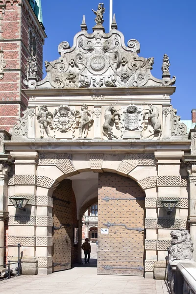 Dania. zamek Frederiksborg — Zdjęcie stockowe