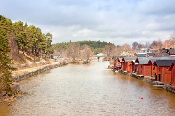 Cidade de Porvoo. Antigos terminais aduaneiros — Fotografia de Stock