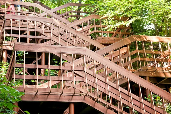 Steile Treppe in einer Schlucht — Stockfoto